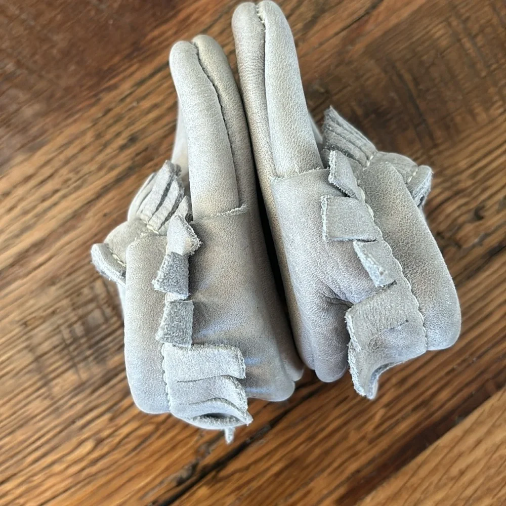Freshly Picked Moccasins size 1 gray shoes